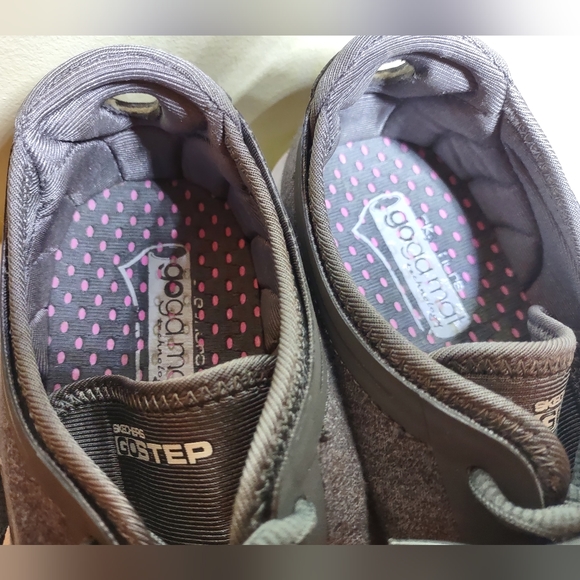 Sketchers GOGA Mat Quick Fit Women's Size 9 Grey Shoes - Picture 6 of 8